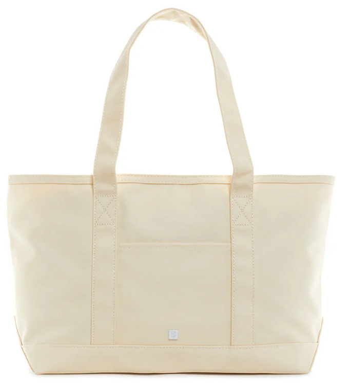 Coated Canvas Tote- Medium