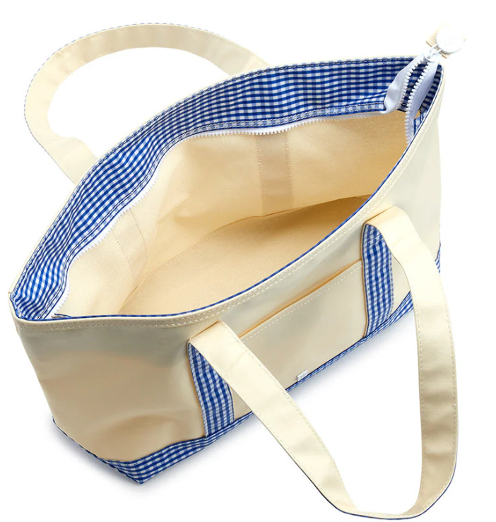 Coated Canvas Tote- Medium