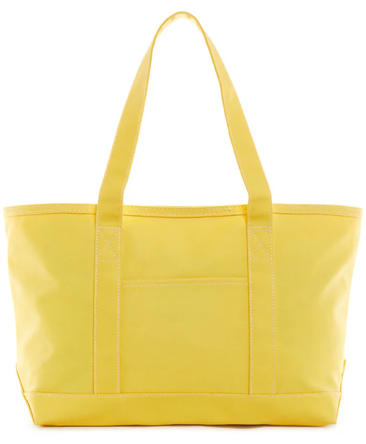 Coated Canvas Tote- Medium
