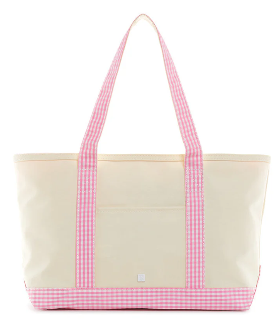 Coated Canvas Tote- Medium