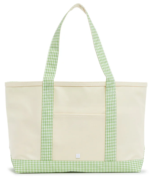 Coated Canvas Tote- Medium