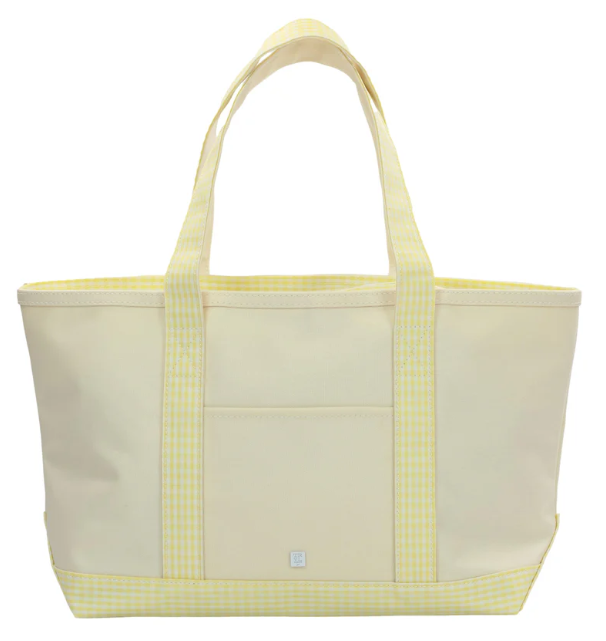 Coated Canvas Tote- Medium